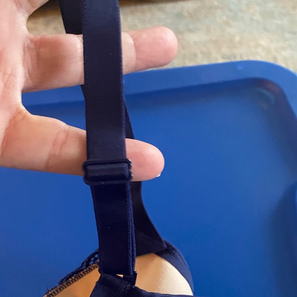 Blue Enticing Lift Full coverage Lace Bra - Picture 11 of 11